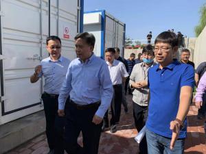 河北省生态环境厅厅长高建民组织参观考察意甲线上官网（中国）官方网站污水分散源治理项目运行情况